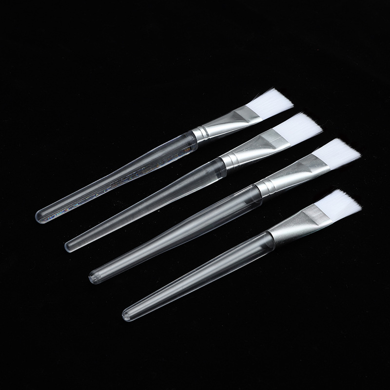 Source Spot Transparent Solid Rod Hollow Rod Soft-Bristled Nylon Hair Mask Brush Makeup Brush Beauty Mask Tool Brush