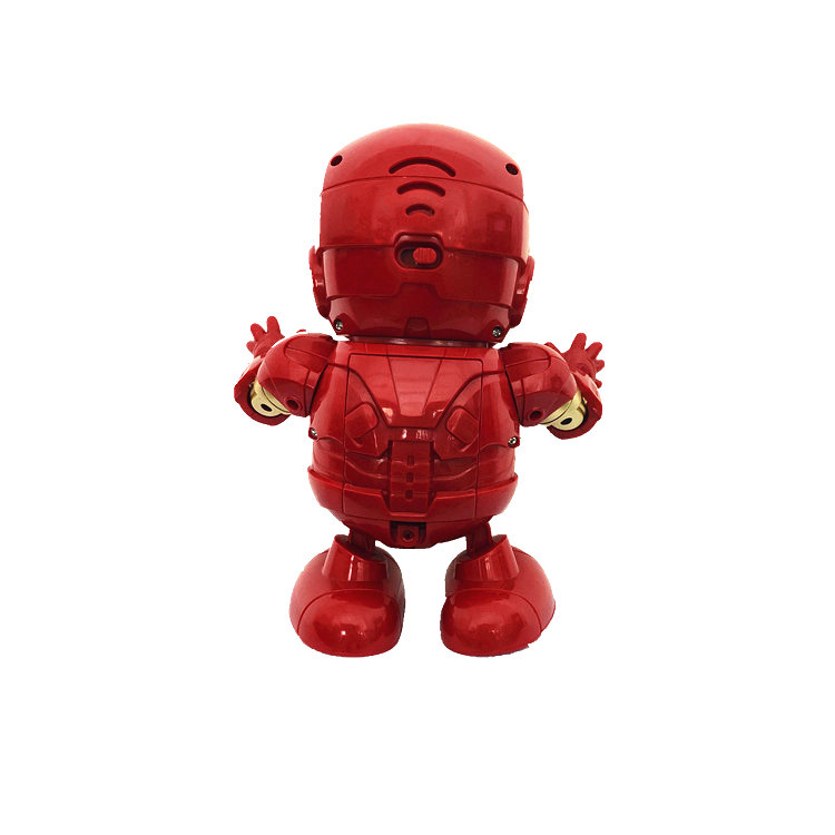 Douyin's Same Music Light Dancing Robot Electric Dance Deformation Robot Kidsren's Toys Wholesale