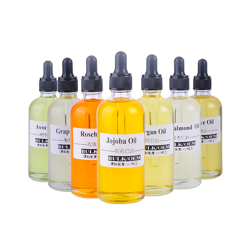 Grape seed rosehip sweet almond oil fractionating coconut oil cold soap base oil 1L massage oil raw material packing wholesale