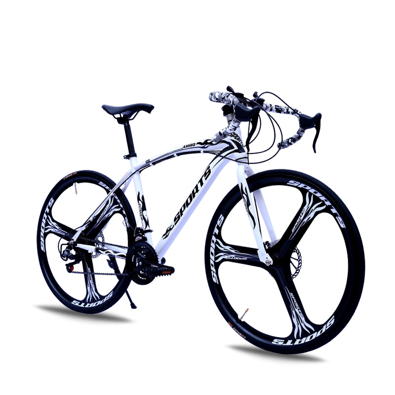 Factory wholesale road bike bike 700c adult variable speed curved disc brake city race men and women gift bike