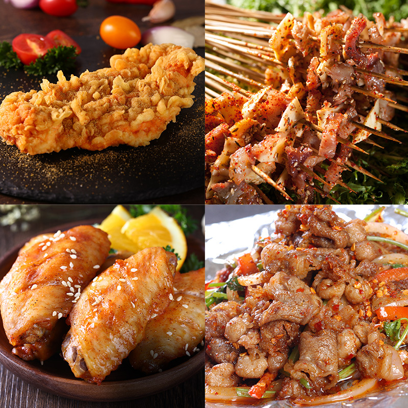 Salt and Pepper Powder, Cumin Powder, Chili Powder, Barbecue Ingredients, Garlic Five-Spice Chives, White Sesame, Black Pepper, Rosemary Wholesale