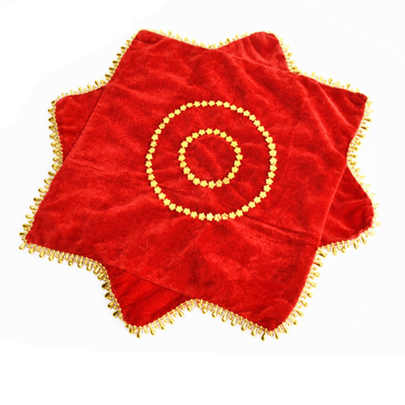 Dance Handkerchief Flower Two-Person Adult and Kidsren Northeast Yangko Handkerchief Square Dance 33.3cm Thickeneded Octagonal Scarf Wholesale