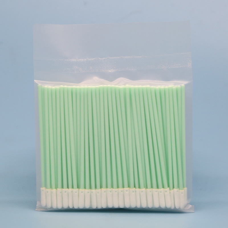 Manufacturer supply 826B-S polyester fiber dust-free cotton swab LCD display wiping stick purifying cotton swab