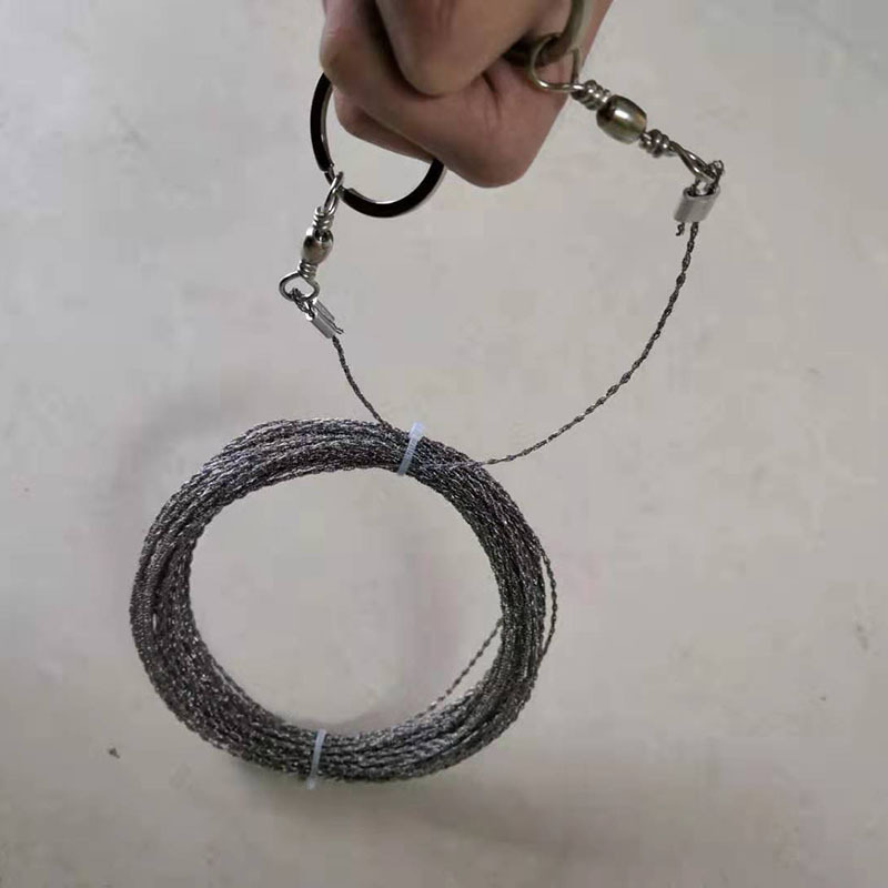 Ножовка для водной травы, длинный рез, проволочная пила для водной травы, стальная проволочная пила, резка водной травы, веревка