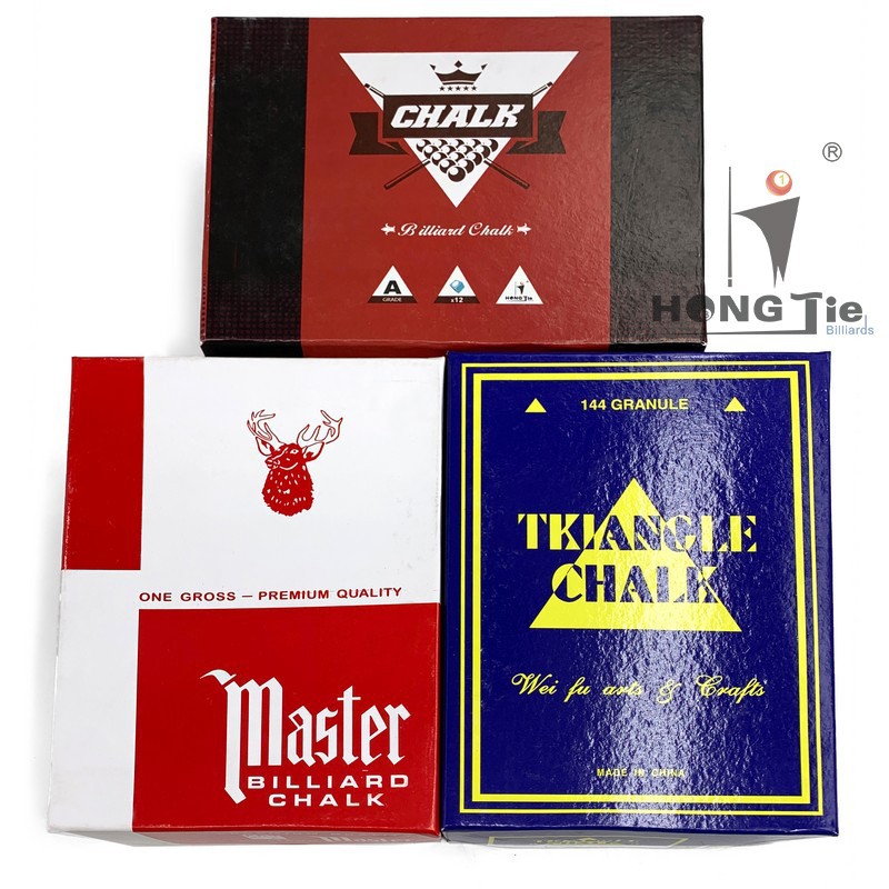 Factory direct quality billiards powder, deer head card/Triangle card/Hongjie card, billiards chocolate billiards accessories