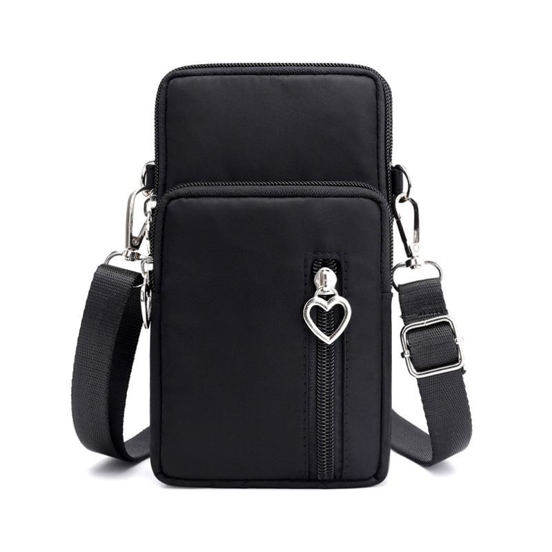 Cross-Border 2024 New Korean Style Mobile Phone Bag Women's Crossbody Bag Mobile Phone Bag Cross-Body Coin Purse Vertical Mini Small Bag