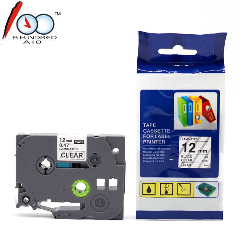 Совместимая лента для маркировочной машины Brother 12 мм TZe231 термоусадочная лента