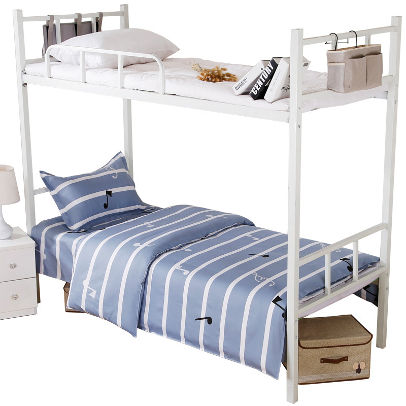 Student dormitory single cotton six-piece set full set of three-piece bedding bed sheet quilt cover pillowcase mattress quilt