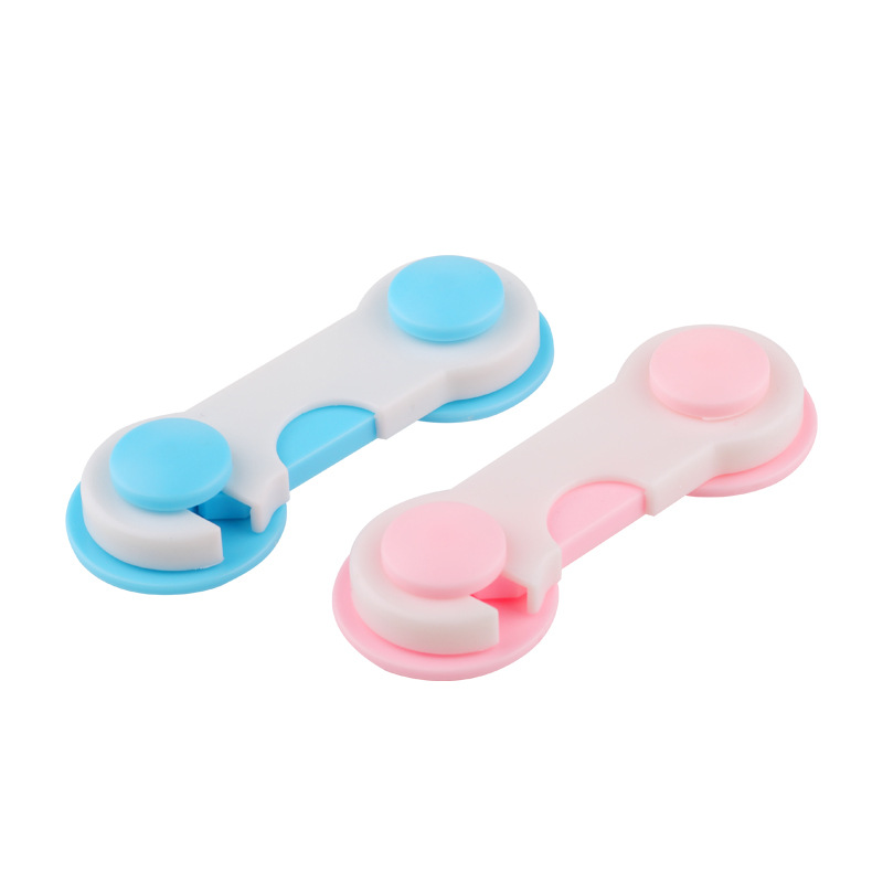 Transparent child safety lock/pair lock/anti-pinch children's products/right angle lock/bear lock safety protection