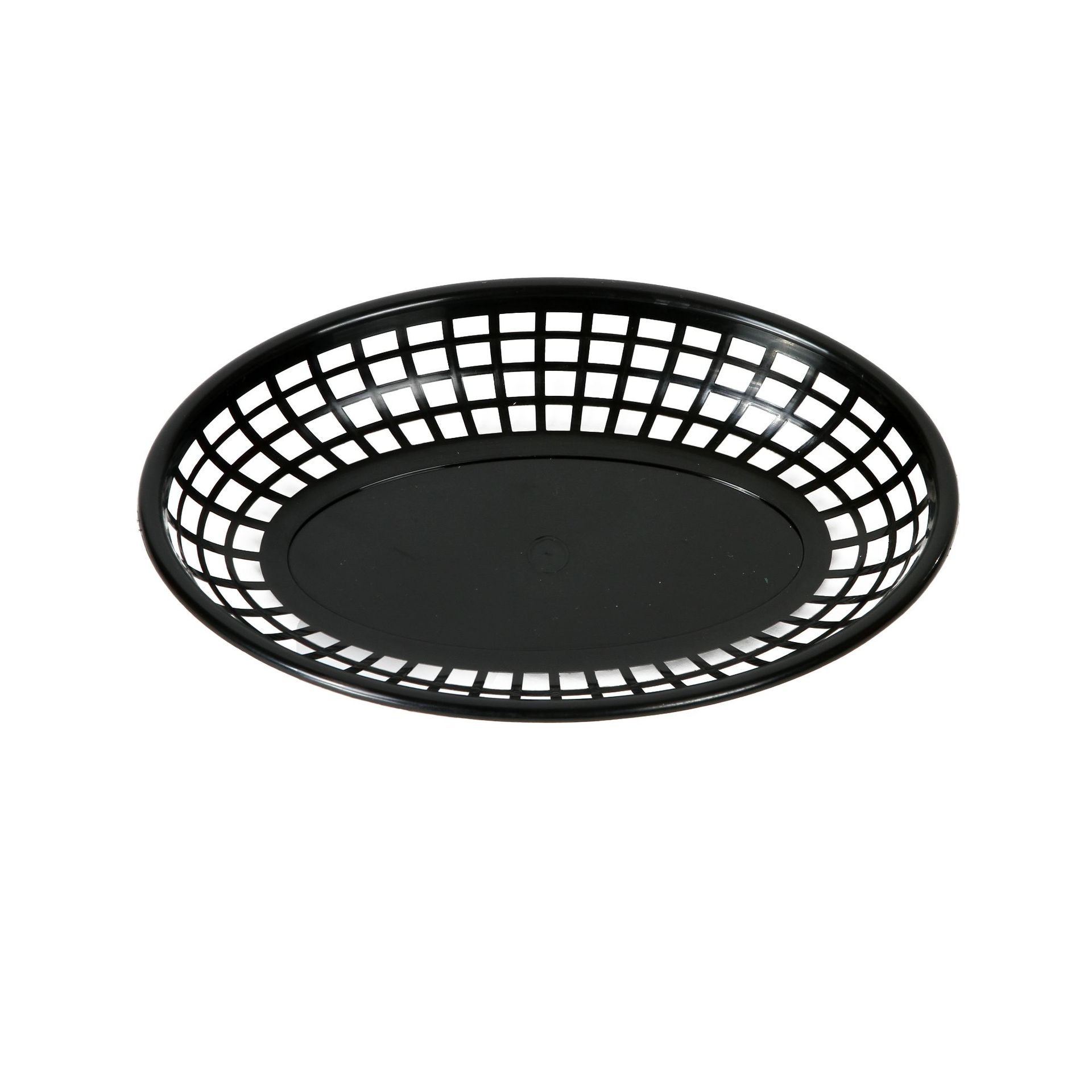 Factory direct supply oval plastic fruit basket fried chicken hamburger basket cross-border supply bread basket