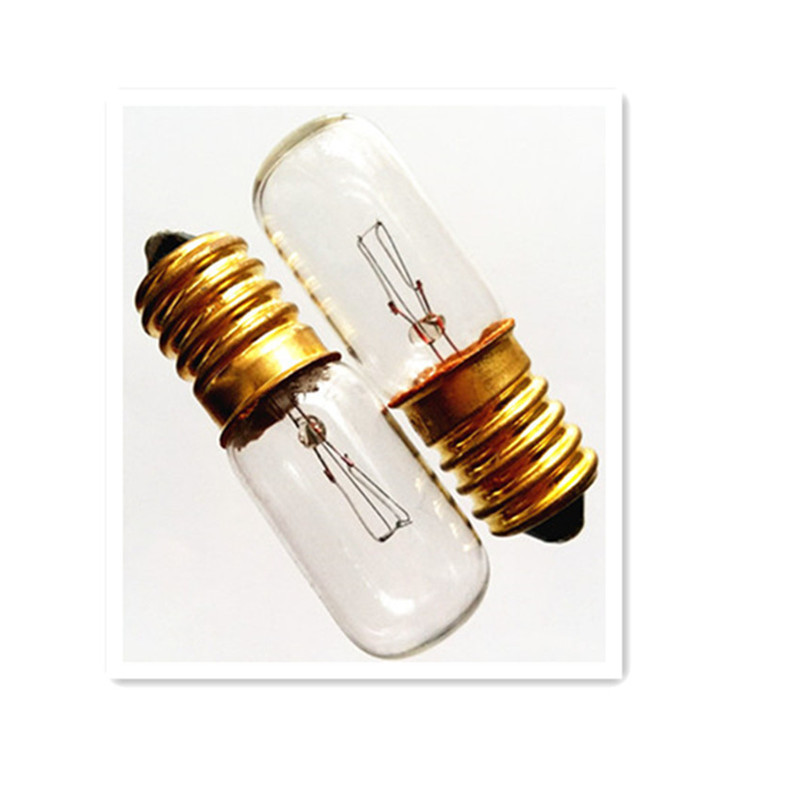 E14 ScreW Cylindrical Bulb 60V10W Machine Tool Equipment Indicator Light Bulb Lighting Warning Bulb