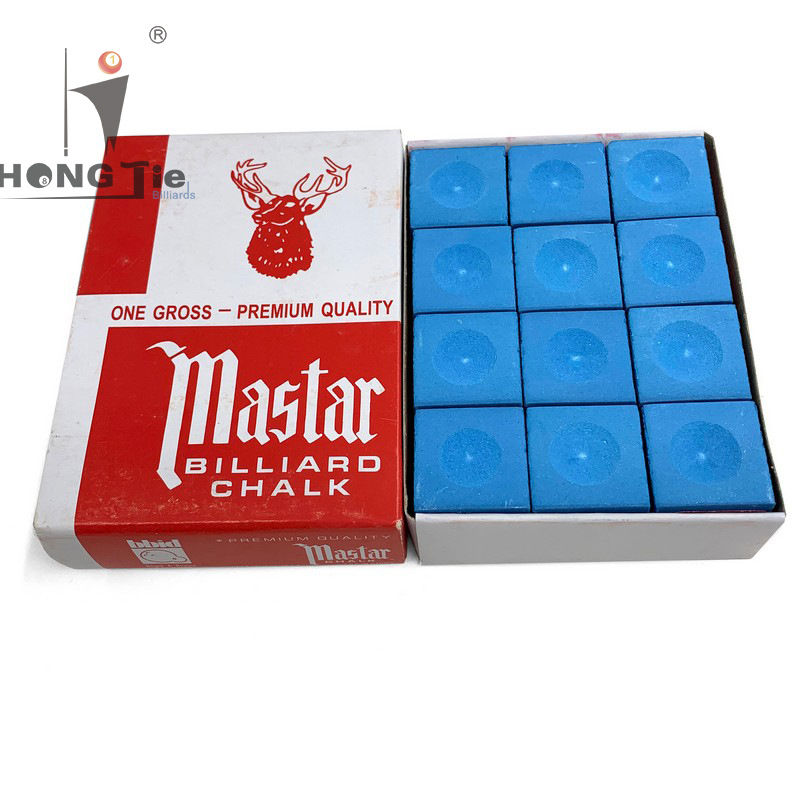 Factory direct quality billiards powder, deer head card/Triangle card/Hongjie card, billiards chocolate billiards accessories