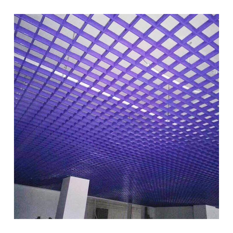 Customized Manufacturer's Ready-Made Colorful Metal Grilles for Interior Decoration Ceiling Materials, Available in Various Colors, Beautiful and Elegant Iron Grilles