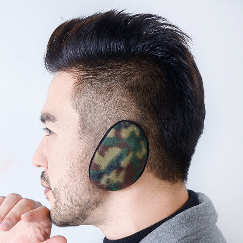Polar fleece winter single-ear warm earmuffs without headband earmuffs for men and women split earmuffs seamless earmuffs independent earmuffs