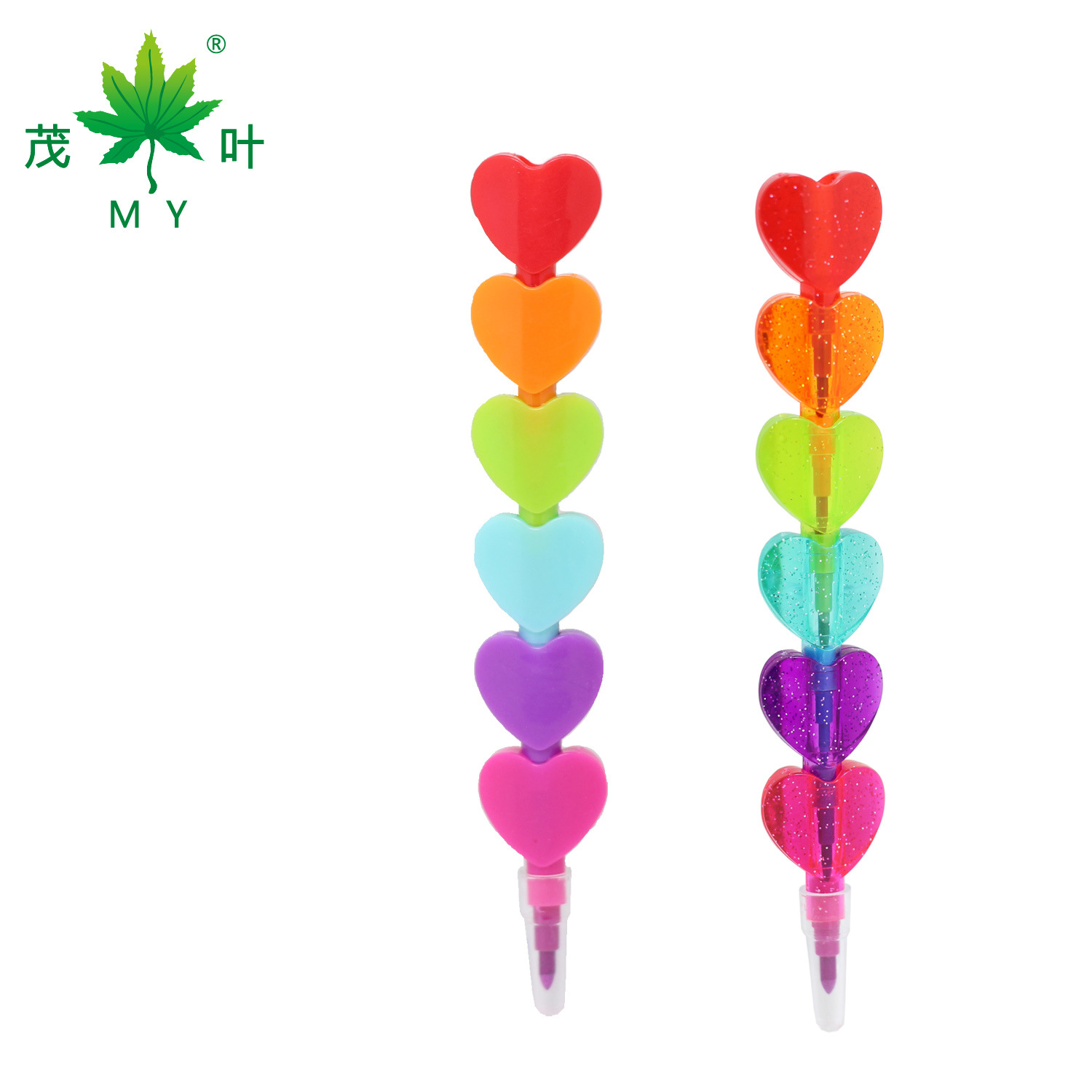 Секция 5 Любовный карандаш (MYS01) Многораздельный персиковый сердечный мультяшный карандаш