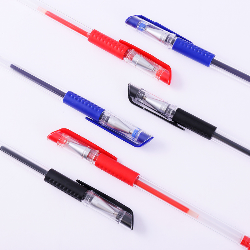 Office supplies European standard gel pen plastic student sign pen black 0.5mm bullet brush pen wholesale