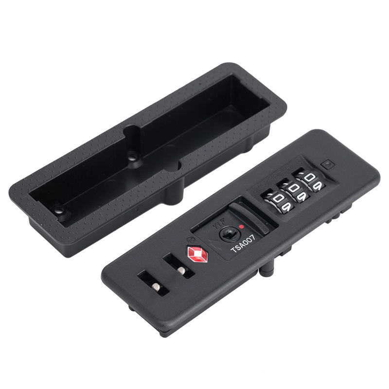 Customs fixed lock TSA16032 pull lock cloth box sink lock embedded luggage password lock