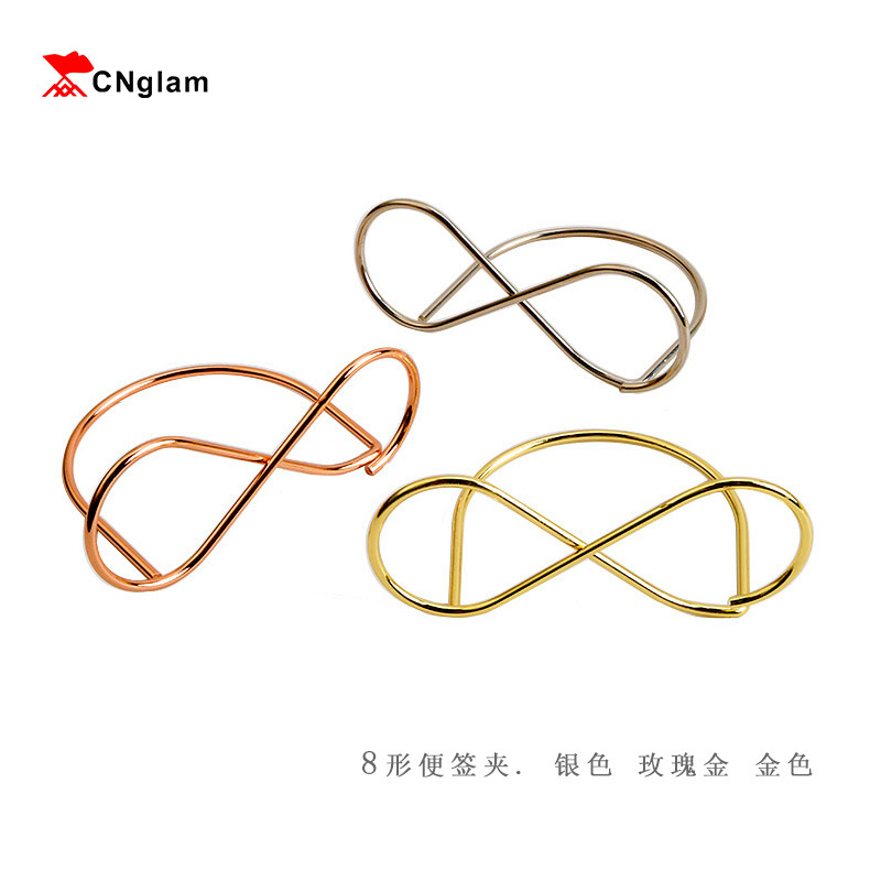 Amazon hot 10/pack 8 word with seat note clip golden water lily seat clip desktop card clip spot