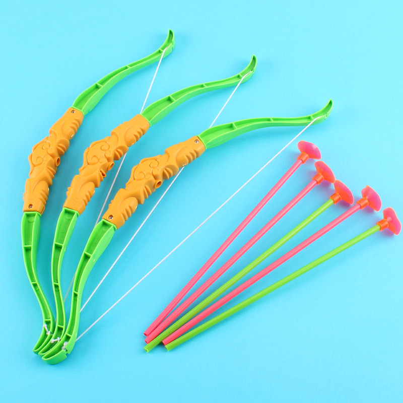 36cm Large Plastic Bow and Arrow Toy Suction Cup Bow and Arrow Set Educational Kidsren's Toys Gifts Gift Manufacturer Wholesale