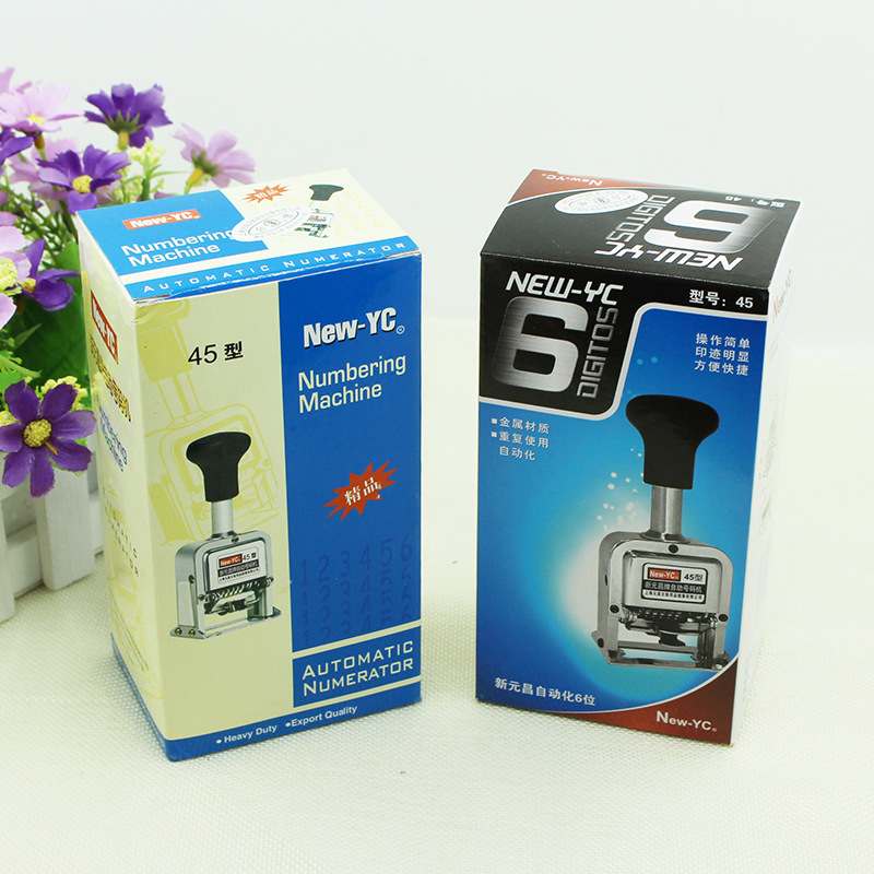 Многоразрядная номерная машина Yuanchang ручная и автоматическая