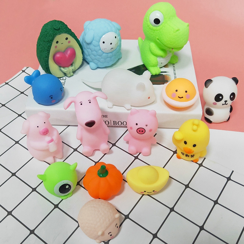 Cartoon cute pink pig toy release pig whole person pig pinch music pinch called decompression vent toy