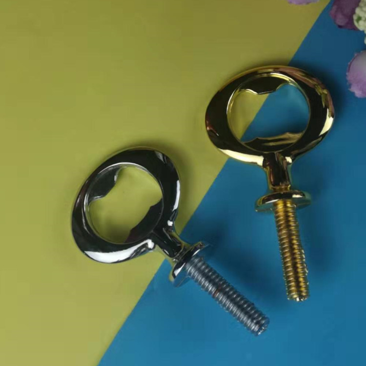 in stock Amazon Explosive Zinc Alloy Chrome Plated Wooden Handle Bottle Opener DIY Nut Long Rod Bottle Opener Kit DIY String