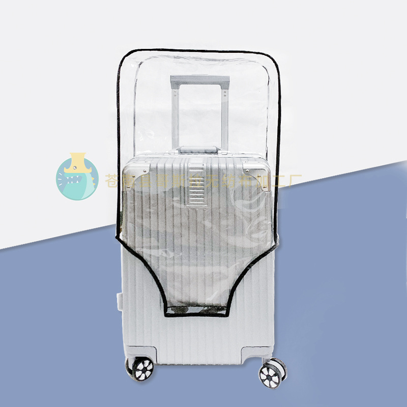 Pvc Transparent Suitcase Cover Trolley Suitcase Cover Suitcase Suitcase Suitcase Cover Waterproof and Wear-Resistant Protective Luggage Cover
