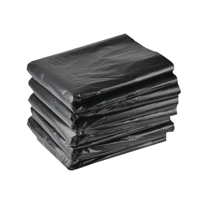 Large garbage bags thickened black hotel property industrial oversized plastic bags disposable commercial wholesale factory direct sales