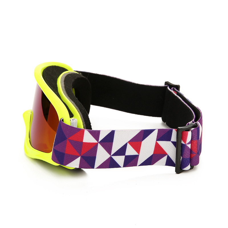 Ski supplies double-layer anti-fog cylindrical ski glasses outdoor mountaineering anti-wind and sand coating/children's HX07