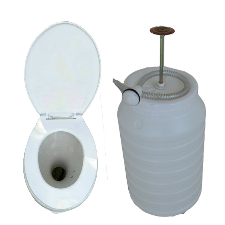 Electrically Heated Insulated Water Bucket with a Capacity of 30 to 50 Liters, Plastic Storage Water Pump, Pressure Foot Pedal, Portable