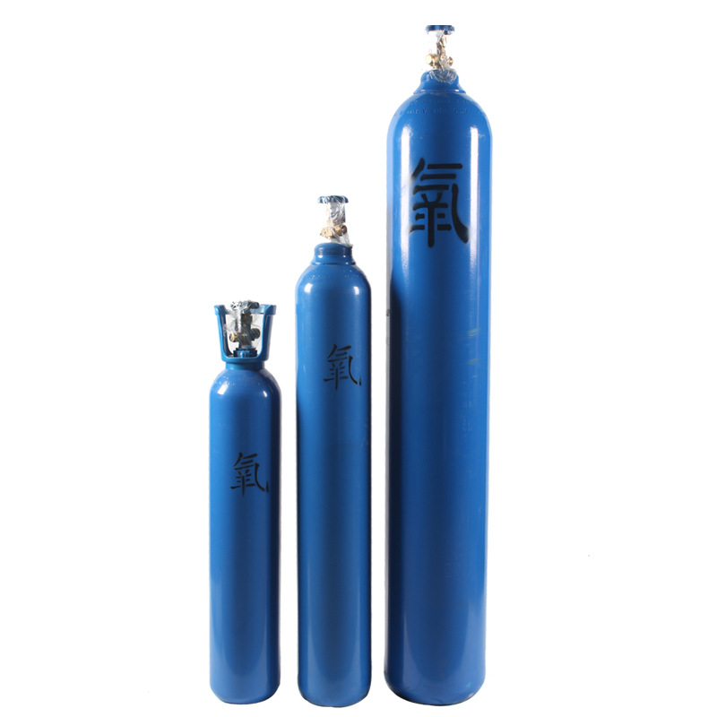 Exported to Shandong Yongan Cylinder 40 Liters Oxygen Bottle Industrial Oxygen Tank Argon Gas Erhua Carbon Bottle Manufacturer Large Quantity Discount