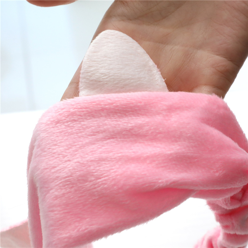 Korean Style Cat Ears Hair Band Stretch Cat Makeup Wash Face Apply Mask Hair Set Sports Headband Bangs Headband