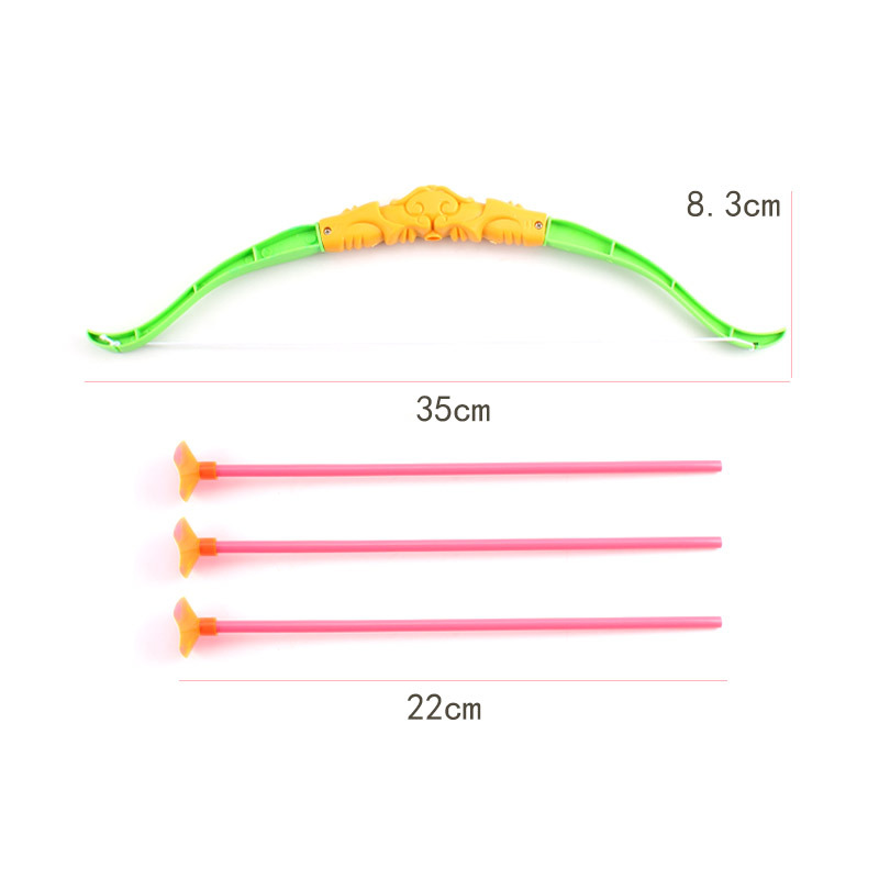 36cm Large Plastic Bow and Arrow Toy Suction Cup Bow and Arrow Set Educational Kidsren's Toys Gifts Gift Manufacturer Wholesale