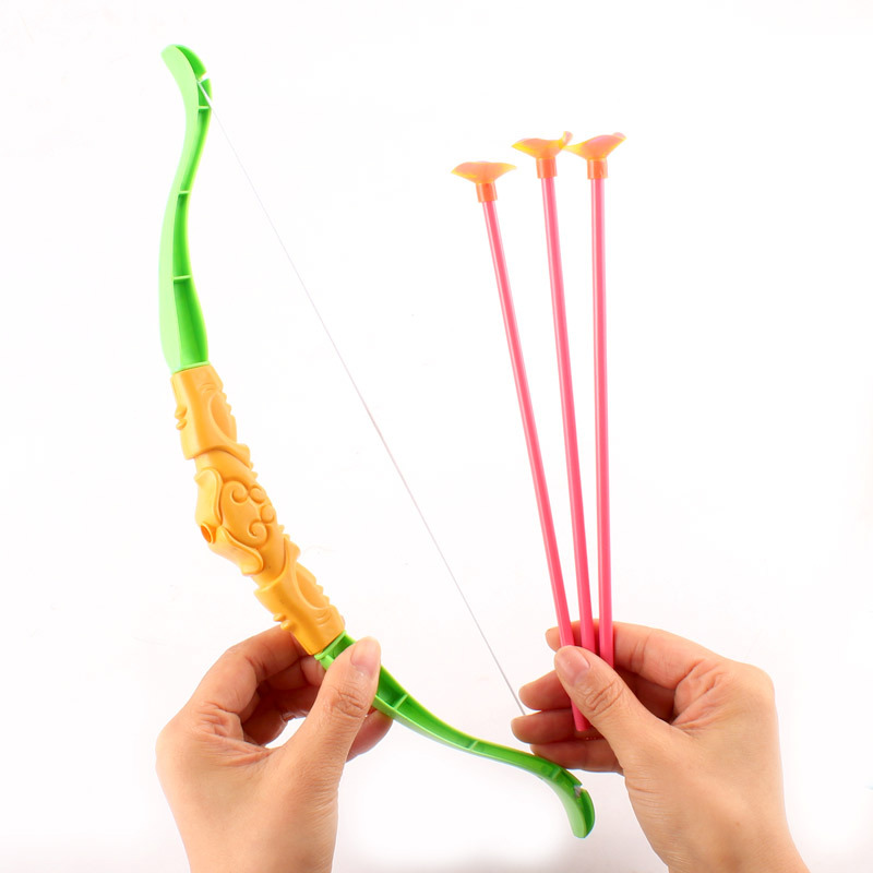 36cm Large Plastic Bow and Arrow Toy Suction Cup Bow and Arrow Set Educational Kidsren's Toys Gifts Gift Manufacturer Wholesale
