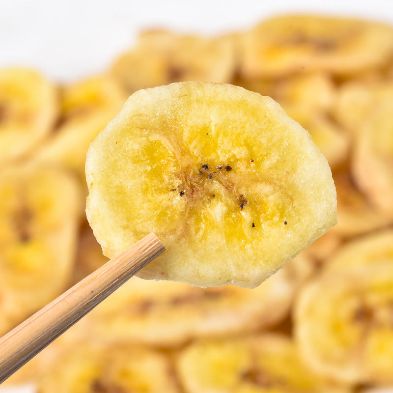 Dried banana 500g crispy banana dried chips Philippine dried banana slices imported dried fruit bulk affordable pack