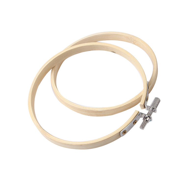 New Embroider Bamboo Embroider Stretcher Kit Handmade DIY Cross Stitch Ribbon Embroider Embroider Hoop Embroider Support Auxiliary Tool