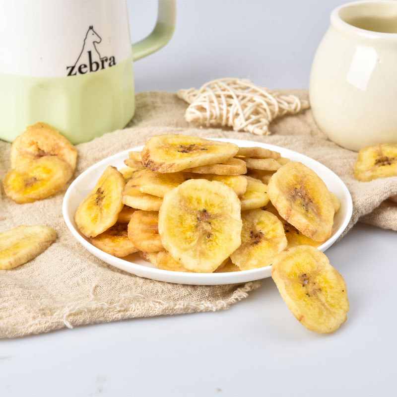Dried banana 500g crispy banana dried chips Philippine dried banana slices imported dried fruit bulk affordable pack