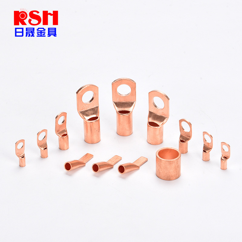 SC peep copper nose peep terminal SC cold press terminal peep copper terminal short copper nose copper wire ear