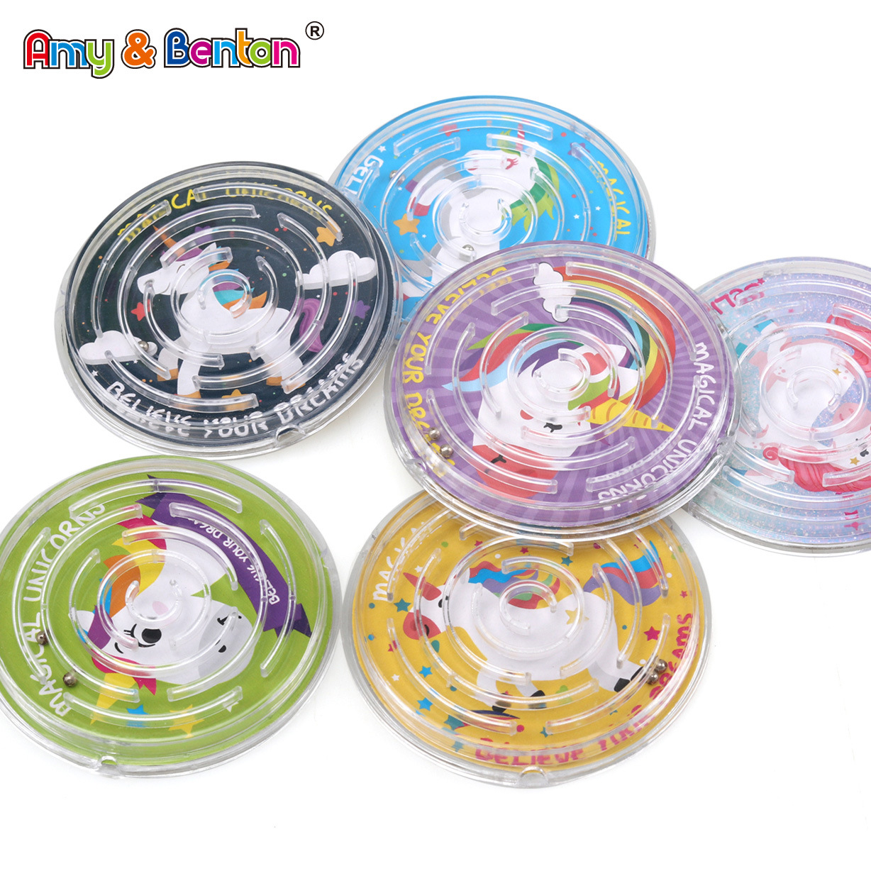 Easter Special-Shaped Rabbit Ear Maze Ball Marble Plate Small Toy Kindergarten Kidsren Holiday Gift Giveaway