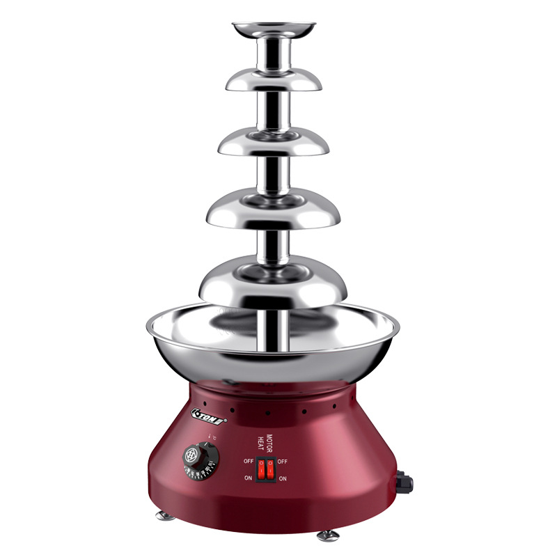 Ito Five-layer Chocolate Fountain Machine Commercial Buffet Evening Party Restaurant Party Activities Four-layer American Waterfall Machine