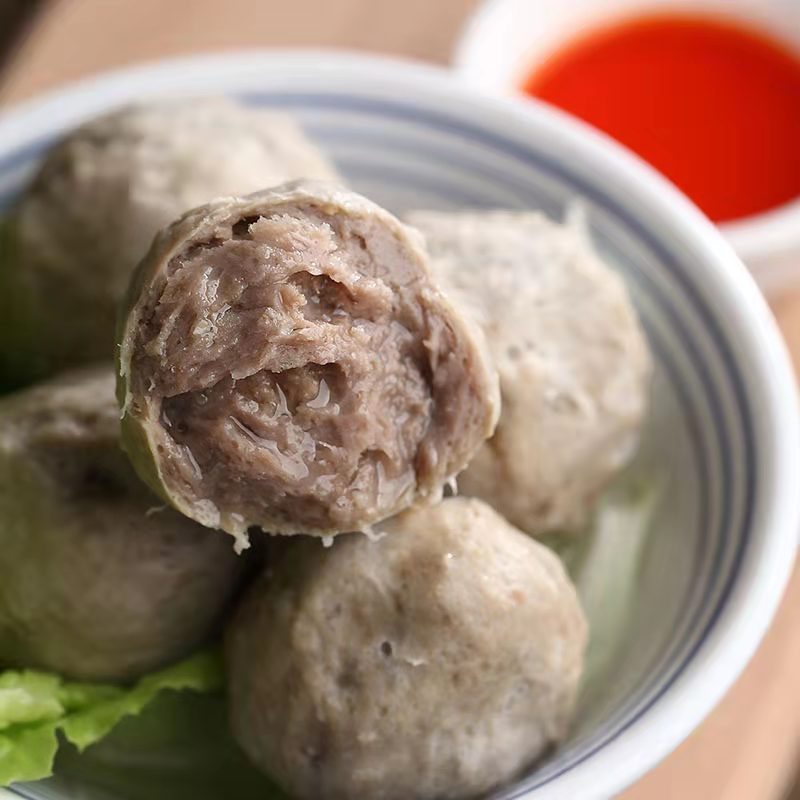 Authentic Chaoshan Beef Balls Beef Tendon Balls Hot Pot Ingredients Malatang Oden Cooking Commercial Catering Wholesale Quick Frozen Food