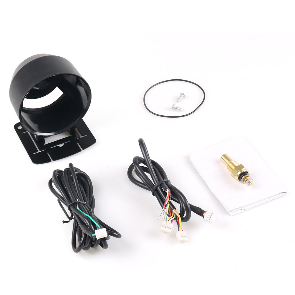 Car modification water thermometer 60MMLED two-color water temperature meter 20-120 degrees Celsius