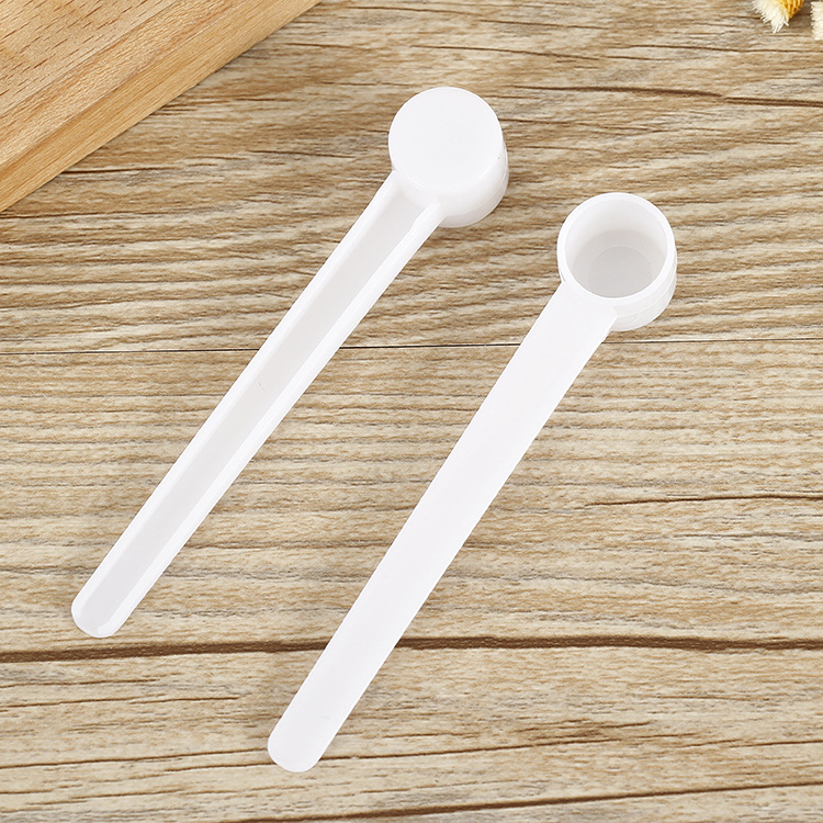 1g2ml plastic spoon medicine powder spoon quantitative spoon disposable plastic spoon independent packaging ZY11012