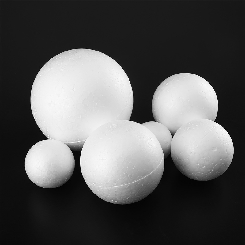 Foam Ball Round Ball Large White Hollow Kindergarten Wedding Solid Handmade DIY Styrofoam Round Half Decoration