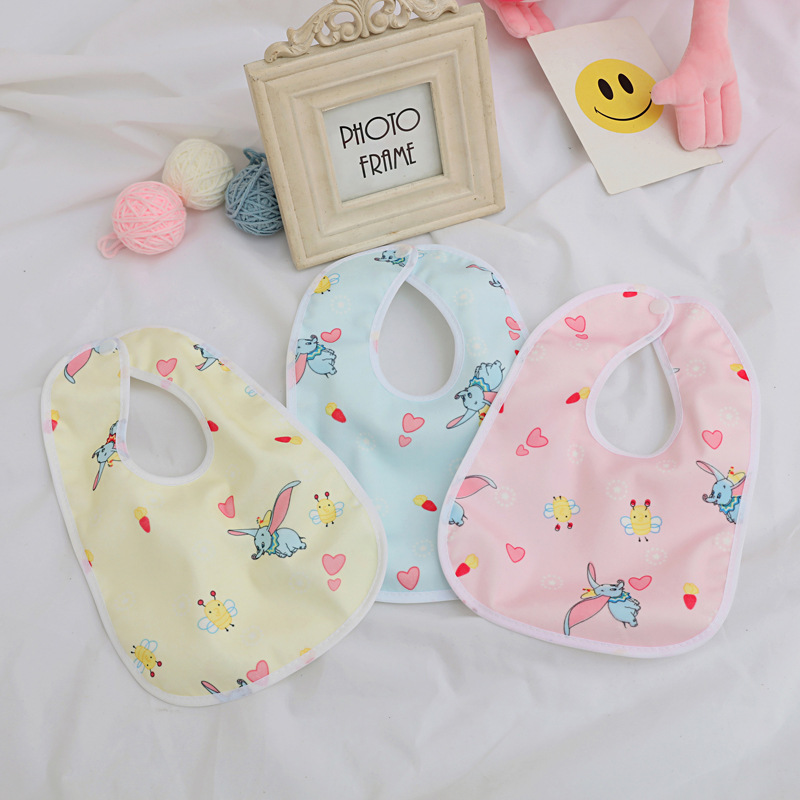 Baby Crystal velvet bib baby waterproof saliva towel cartoon bib waterproof children supermarket Crystal super soft