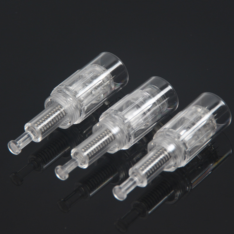Microneedle Needle Electric Nano Introduction Instrument Mesoderm Mts Microchip Pen Roller Head 12 Round Crystal 36 Needle Digital