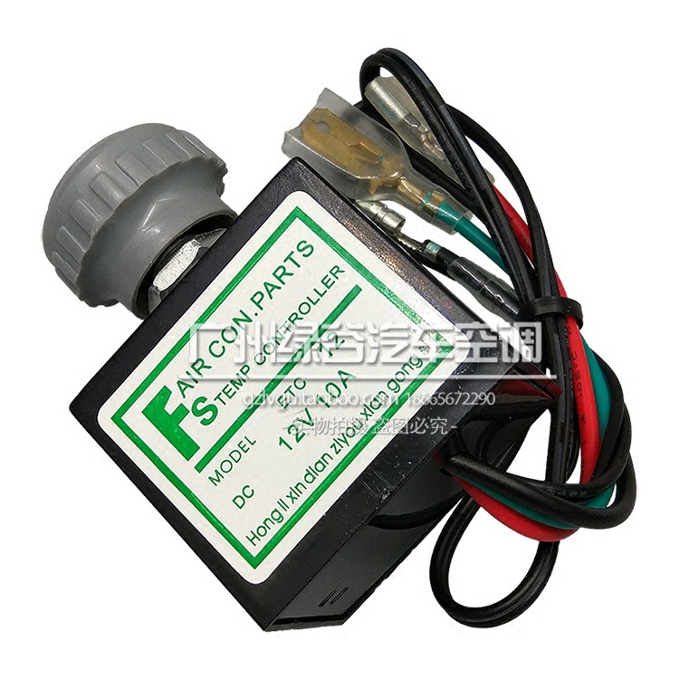 Automotive air conditioning electronic thermostat switch universal installation of automotive air conditioning temperature controller with sensor