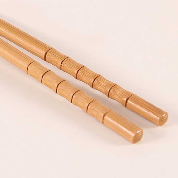 Bamboo chopsticks no paint no wax family natural bamboo chopsticks household bamboo chopsticks non-slip set tableware wholesale