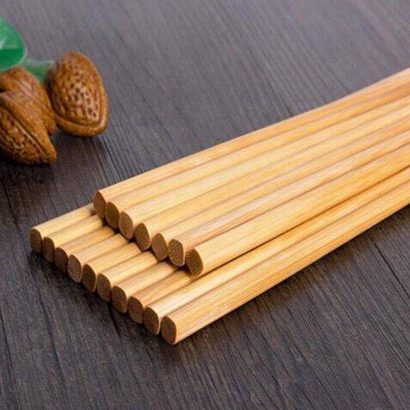 Bamboo chopsticks no paint no wax family natural bamboo chopsticks household bamboo chopsticks non-slip set tableware wholesale