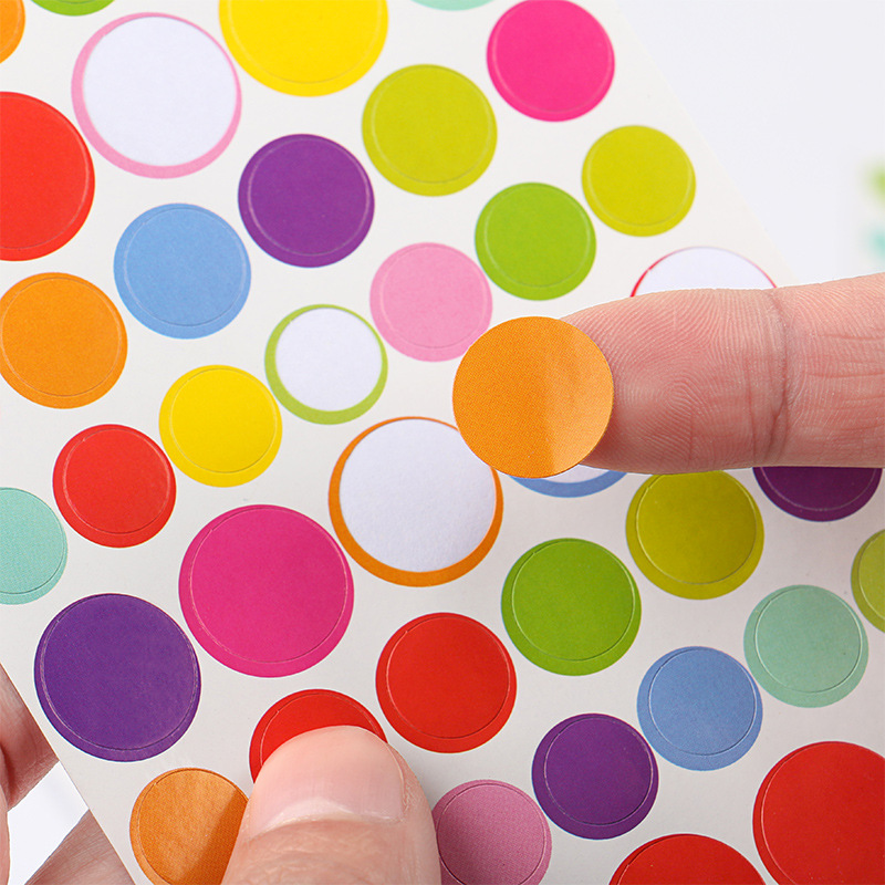 Sticker bulk color seal rainbow love Corner sticker single DIY photo album handmade accessories